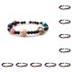 thumbnail image 1 of Brazalete decorativo ajustable Qarigey de piedra natural Tipo 1 10Conjunto, 1 of 1