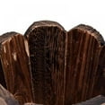 thumbnail image 3 of Retro Planting Flower Barrels Rustic Succulent Wavy Edge Planter Box Wood Barrels Flower Pot Plant Container Box 12*9*10cm, 3 of 12