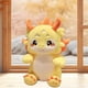 thumbnail image 1 of Dragón de peluche de juguete, Animal relleno, regalo, adorno decorativo, muñeca de año Nuevo Chino para cafetería, sala de estar, decoración de sofá amarillo altura 30cm Macarena muñeca del año del dragón, 1 of 8