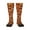1 Black, variant on Almond Nuts Thigh High Socks Extra Long Stretchy Sock Women Over Knee High Opaque Stocking Daily Wear