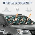 thumbnail image 3 of Kdxio Rottweiler Print 2-Piece Sun Shade Front Windshield - Foldable Car Front Window Sunshades for Most Sedans SUV Truck, 3 of 6