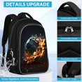thumbnail image 2 of Mochila escolar TILYTADLY Soccer Boys, 44 x 14 x 30 cm, grande, 2 of 7