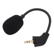 M Buder Replacement Game Mic 3.5mm Plug Omni Directional Detachable Flexible Headset Microphone Compatible with Kingston HyperX Cloud, Cloud X, Cloud II Wired Headset (14.00 x 7.00 x 3.00 inches)
