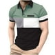 thumbnail image 2 of pstuiky Camisas de vestir de manga corta para hombre, Camisa de manga corta para hombre, con cuello abatible, botones, ventilación y bloqueo de color camisetas de hombre xl, 2 of 5