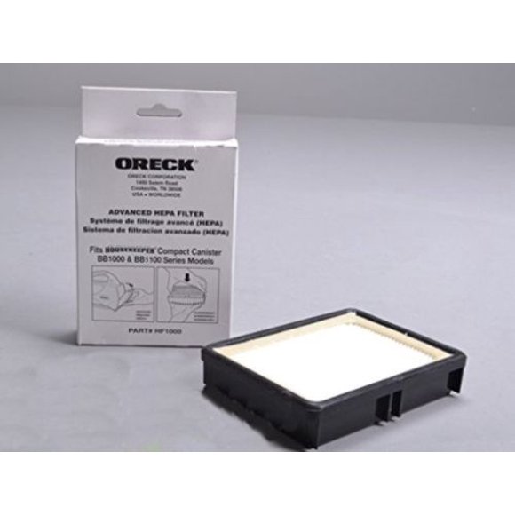 Oreck Filtre HEPA, Buster B 1000, CC1600, Pièce HF-1000, Qty-1
