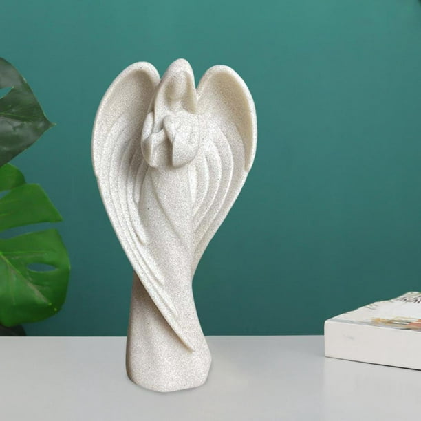 Figurine moderne d'aile d'ange, statue d'aile d'ange 3D, artisanat