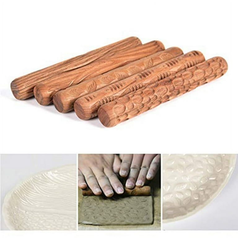Polymer clay texture Roller 47, Hand roller, Clay tools