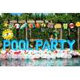 thumbnail image 7 of Pool Party Decoration Blue Beach Party Supplies Summer Sun Balloons for Luau Hawaii Beach Pool Party, 7 of 7
