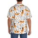 thumbnail image 3 of Fotbe Cute Dog Camisa Estampada de Manga Corta para Hombre, Casual de Verano, Estilo Playero, Sin Arrugas-Large, 3 of 5