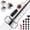 Chrome, variant on PETGLE Kitchen Faucet Head Replacement Black, with 15 Adapters Plastic Pull Down Faucet Spray Head, 3 Modes Pull Out Kitchen Sink Sprayer Nozzle, Matte Black