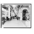 thumbnail image 2 of Historic Framed Print, [Peacock Alley" in the old Waldorf-Astoria Hotel, where the rich and famous once congregated]", 17-7/8" x 21-7/8", 2 of 9