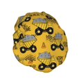 thumbnail image 2 of Kdxio Modern Truck Print Shower Cap for Women,Elastic and Reusable,Double Waterproof Layers Bathing Hat, 2 of 9