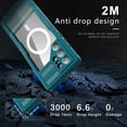 thumbnail image 5 of Allytech Waterproof Case for Samsung Galaxy S24 Ultra, Built-in Screen Protector [IP68 Underwater] [Compatible with MagSafe] Full Body Protection Shockproof Dustproof Rugged Case - Grassblue, 5 of 13