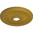 thumbnail image 3 of Ekena Millwork 18"OD x 3 3/4"ID x 1 1/2"P Bailey Ceiling Medallion (Fits Canopies up to 5 3/4"), Hand-Painted Pharaohs Gold, 3 of 6