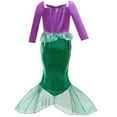 thumbnail image 3 of Girls Princess Mermaid Costume Cosplay Party Dress, 3 of 6