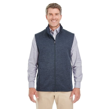 Devon & Jones Gilet en Molleton pour Hommes Newbury Mélange
