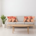 thumbnail image 4 of Ambesonne African Throw Pillow Cover 4 Pack, Young Girl Turban, 24", Chocolate Salmon, 4 of 6