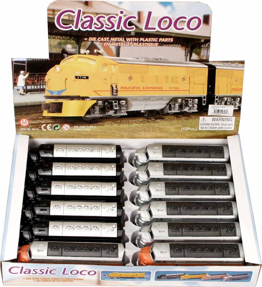 Classic Diecast Package Box of 12 7.5 Inch Scale Diecast