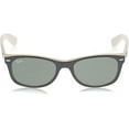 thumbnail image 2 of Ray-Ban Men's New Wayfarer RB2132-875-52 Black Wayfarer Sunglasses, 2 of 8