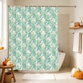 thumbnail image 4 of Spring Botanical Shower Curtain, Waterproof Shower Curtains for Bathroom, Watercolor Seasonal Leaves Rustic Washable Fabric Bathtub Curtain Set Bath Decor with 12 Hooks Stall 36"x72", 4 of 8