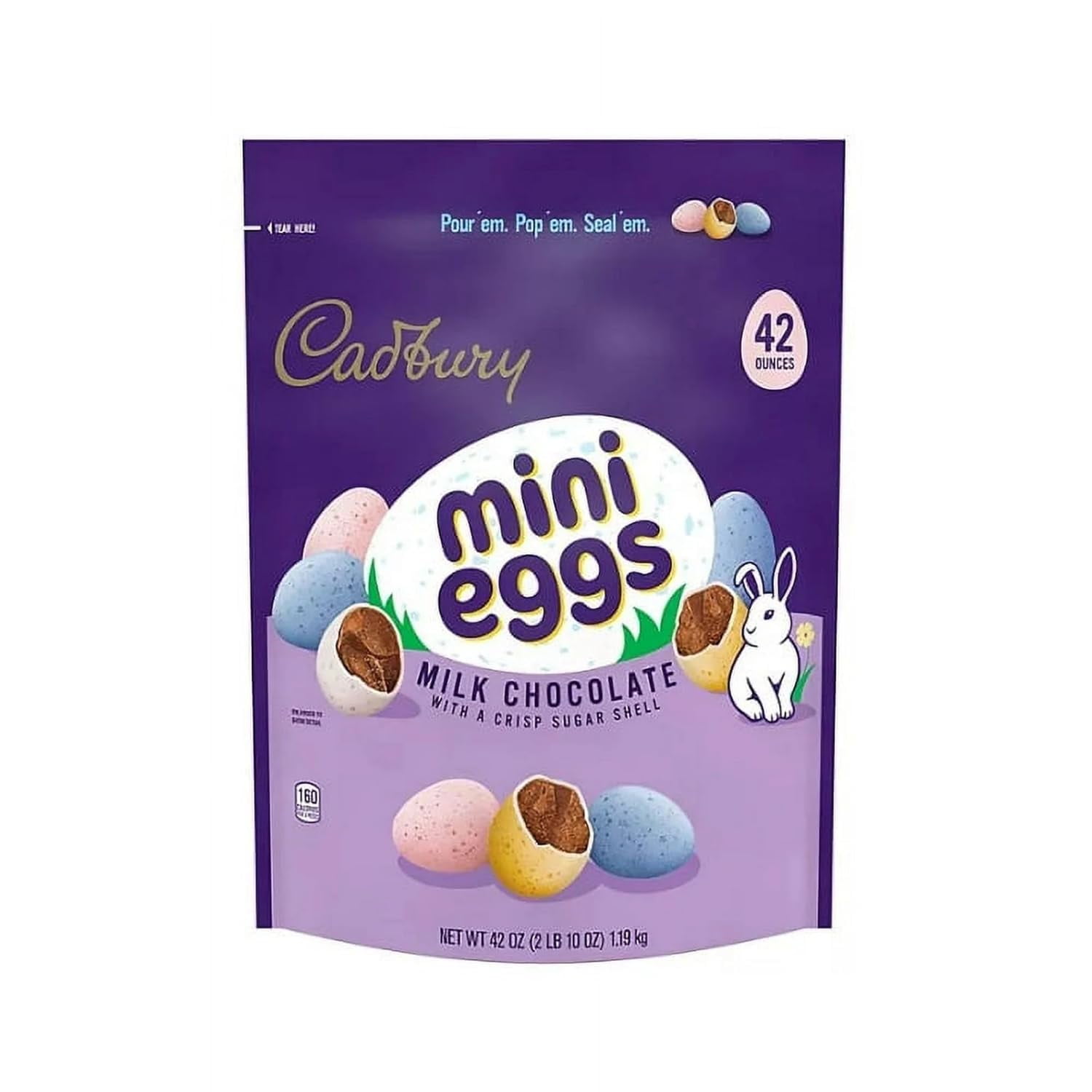 Cadbury Mini Eggs Easter Candy, 42 oz