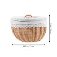 thumbnail image 2 of FENGGUIQU 1Ud Cesta De Almacenaje Para Pan Dulces Y Snacks Con Estilo Decorativo, 2 of 8