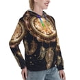 thumbnail image 6 of Honeii Dreamcatcher With Mandala Pattern Womens Oversized Hoodies Long Sleeve Sweatshirts Pullover Fall Outfits with Pocket-X-Large, 6 of 7