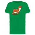 thumbnail image 1 of Adorable Happy Weasel Cartoon Tee Men's -Image by Shutterstock, 1 of 1