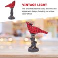 thumbnail image 4 of OULII Decorative Lamp Table Light Red Vintage Resin 1Set for Adults, 4 of 8