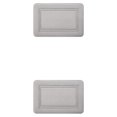 thumbnail image 2 of Bearachild Hogar Hotel Poliéster Piso Mat Sala de estar Cuarto de baño Alfombrillas para puerta Gris 40x60cm,Tipo 1 2Conjunto, 2 of 6
