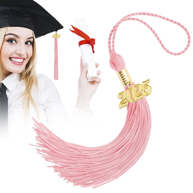 XYKA 2025 Graduation Tassel Decor, 6 Colors Classic Academic Cap Tassel Accessories with 2025 Graduat Year Sign , Charming Meaningful Souvenir for Graduates of 2025