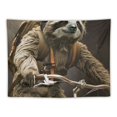 thumbnail image 5 of BCIIG  Cycling sloth Tapestry Wall Hanging Decorates Tapestrys for Living Room Wall Tapestry Soft Aesthetic Wall Decor Tapestries for Dorm Room Personalized Wall Blanket 60x50inch, 5 of 6