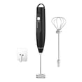 thumbnail image 1 of Milk Frother Mixer Rechargeable Handheld for Coffee with 2 Whisks,USB Electric Hand Blender Stick,3 Speed Frother Wand-B, 1 of 5