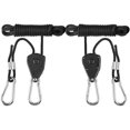 thumbnail image 2 of 1- Pair 1/8 - Inch Light Heavy Duty Rope Hanger Adjustable Rope Hanging Kit for Led Grow Light Grow Tent Room Hangers 150Lb Capacity, 2 of 6