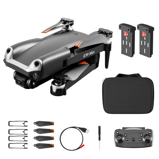Cámara Drone Automático Evite-Obstáculo Recargable Control Remoto Quadcopter Photography Photographica de video Grabación de video Black 2 Células Tipo 2 2.4G Sweethay EL006201-05B