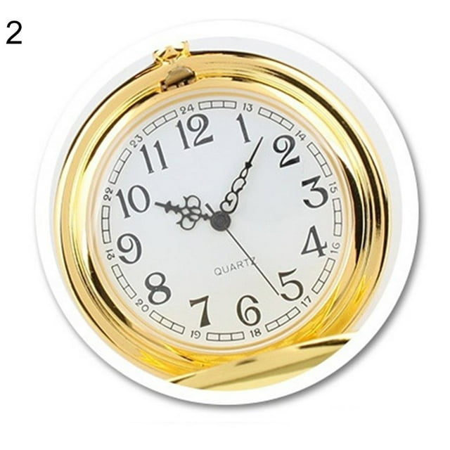 Retro Vintage Men Steampunk Smooth Surface Pendant Chain Classic Pocket Watch