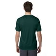 thumbnail image 2 of Hanes T-Shirt pour Homme Cool DRI Sans Étiquette, TG, Vert Forêt Profond, 2 of 4