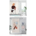 thumbnail image 4 of Digital Printed Polyester Shower Curtain Waterproof Bathroom Partition Curtain Toilet Curtain 0.9M * 1.8M, 4 of 5