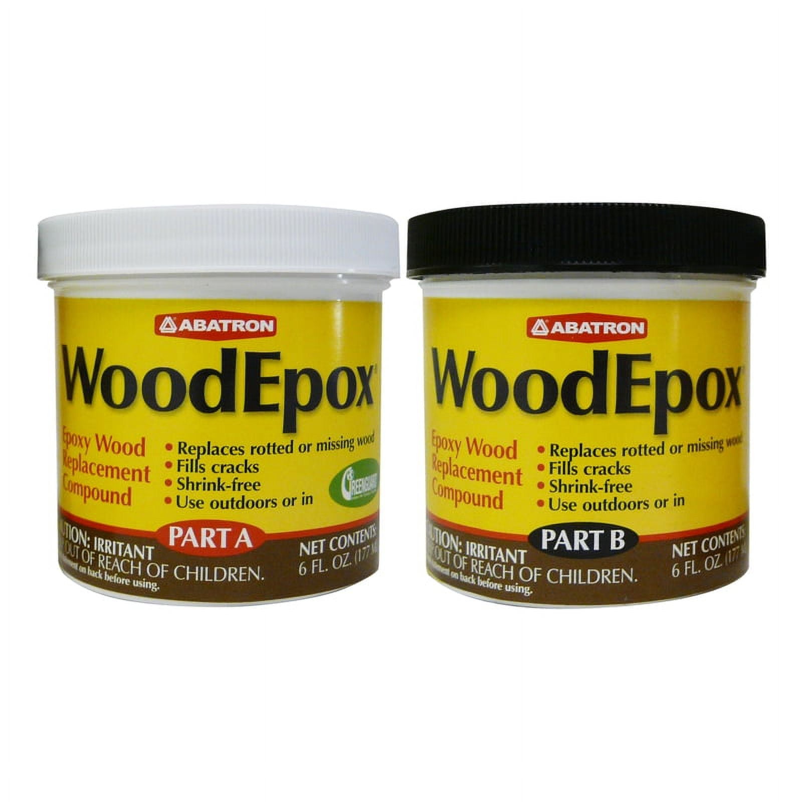 Abatron WEAB6OR Woodepox Kit, 12 Oz