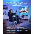 thumbnail image 2 of KFFKFF Adjustable and Foldable Racing Wheel Stand, Compatible with Logitech G923 G920 G29 G27 and Thrustmaster T300RS TX F458 T500RS T3PA-PRO(F1/GT), Gaming Cockpit with Pedal Support, Compact Design, 2 of 9