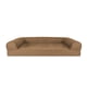 thumbnail image 2 of Furhaven Cama ortopédica para perros grandes/medianos con refuerzos extraíbles y funda lavable, para perros de hasta 55 libras - Sofá acolchado - Marrón tostado, grande, 2 of 5
