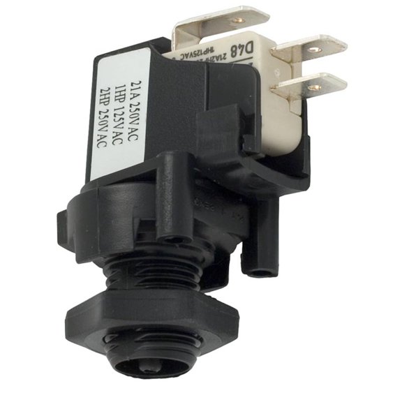 Air Switch, Herga, SPDT, 20A, thd, latch