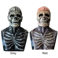 thumbnail image 4 of Máscara Calavera Aterradora Halloween Sílice para Mascarada Fiesta Halloween (gris), 4 of 6