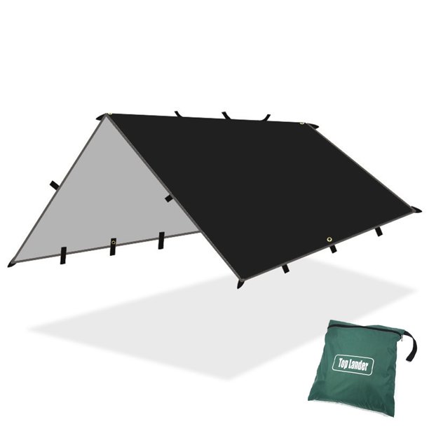 Ygjytge Toldo Toldo Carpa Al Aire Libre para Camping Picnic Barbacoa (Negro)