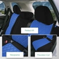 thumbnail image 3 of For 2021-2024 Nissan Rogue S SV SL Platinum Midnight Ed. FH Group Neoprene Custom Fit Car Seat Covers Waterproof  Blue - Rear, 3 of 6
