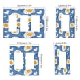 thumbnail image 2 of Yayeee Rocker Switch Wall Plate 3-Gang 6.5"x4.6" Home Decorative Outlet Cover, Cute Fried Eggs, 2 of 6