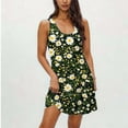 thumbnail image 7 of Fewfanhot Women's Sleeveless Nightshirt Dress with Pockets, Soft Printed Sleepwear Nightgown Cozy Lounge Lightweight and Breathable Dress, 7 of 7