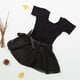 thumbnail image 5 of Leotardo de ballet para niñas pequeñas bailarina danza volantes manga larga tutú falda ballet gimnasia vestido, 5 of 5