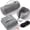 Gray, variant on ode to thee Memory Foam Travel Pillow & Blanket Set with Sleep Mask, Pink