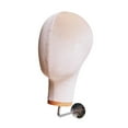 thumbnail image 3 of lionlar Support Mural Femme Mannequin Tête Modèle Chapeau Rangement pour Lunettes Écouteurs Beige, 3 of 9